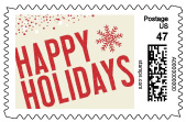 PictureItPostage Happy Holidays stamp